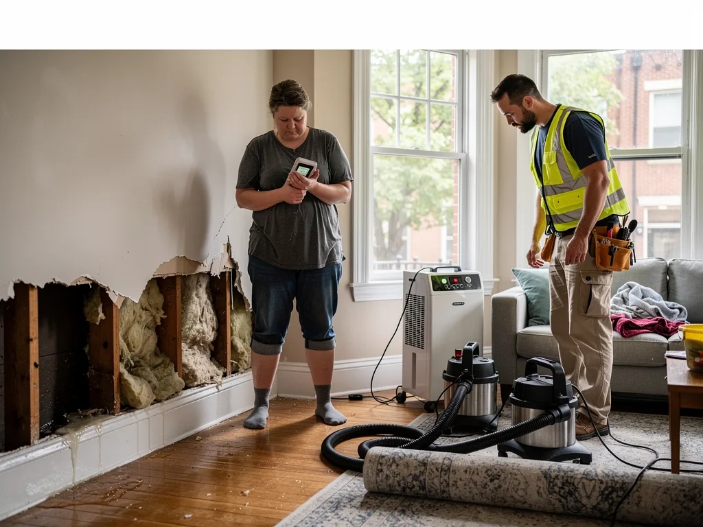 DIY vs calling a pro when water damage shows up